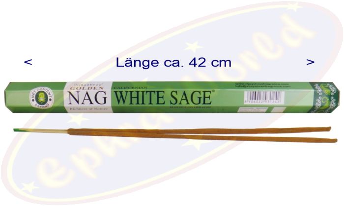Vijayshree Golden Nag Californian White Sage XL Masala Räucherstäbchen