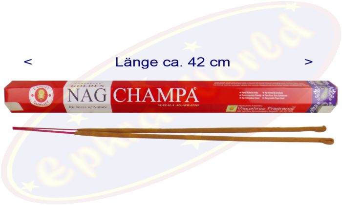 Vijayshree Golden Nag Champa XL Masala Agarbathi Räucherstäbchen