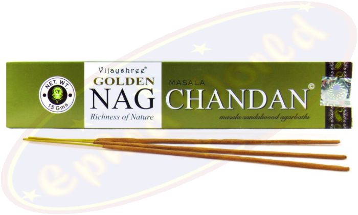 Vijayshree Golden Nag Chandan Masala Räucherstäbchen 15g