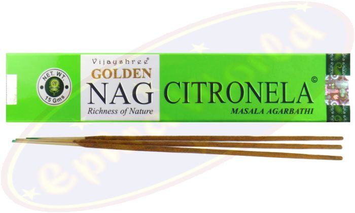 Vijayshree Golden Nag Citronella Masala Räucherstäbchen