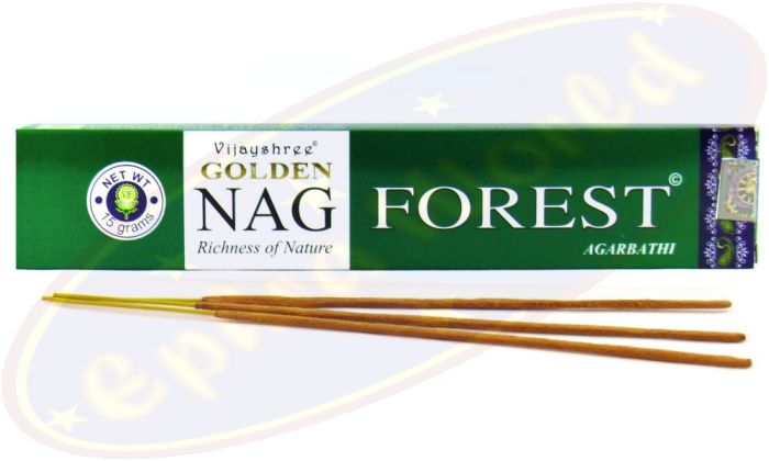 Vijayshree Golden Nag Forest Masala Räucherstäbchen 15g
