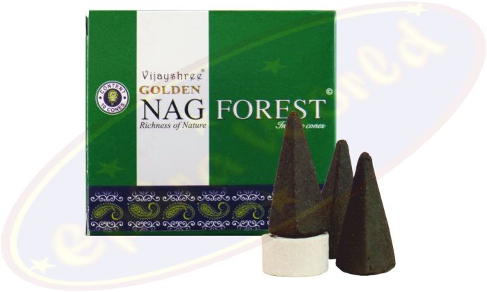 Vijayshree Golden Nag Forest Räucherkegel