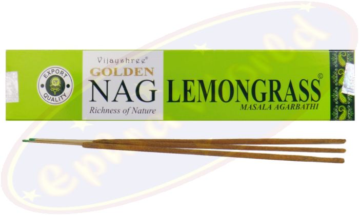 Vijayshree Golden Nag Lemongrass Masala Räucherstäbchen