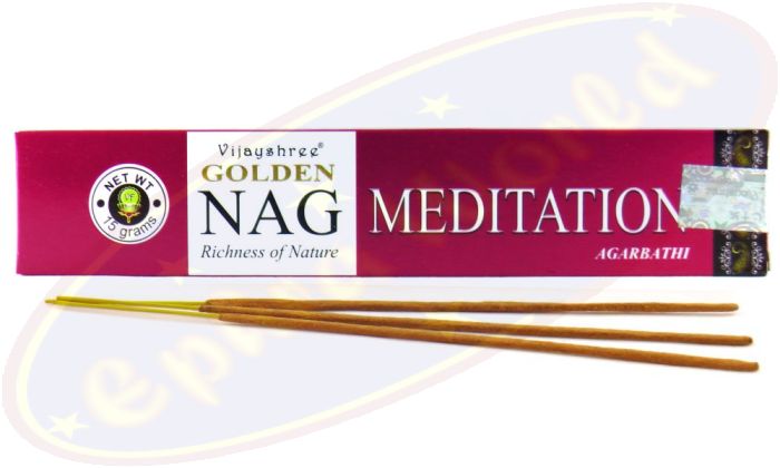Vijayshree Golden Nag Meditation Masala Räucherstäbchen