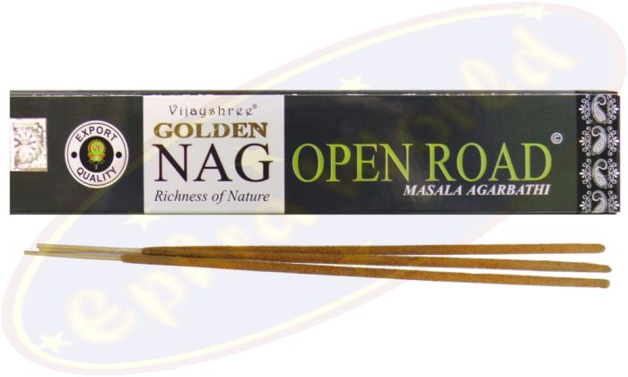 Vijayshree Golden Nag Open Roads Masala Räucherstäbchen