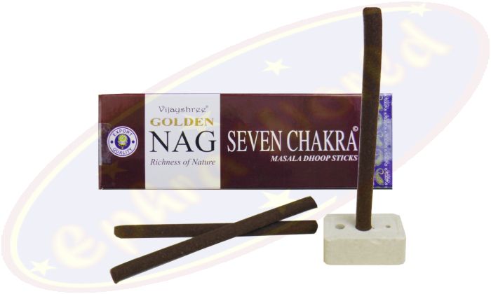 Vijayshree Golden Nag Seven Chakras Dhoop Sticks