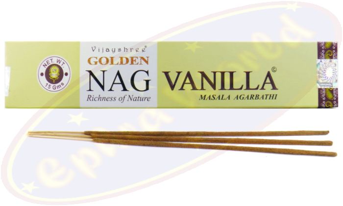Vijayshree Golden Nag Vanilla Masala Räucherstäbchen