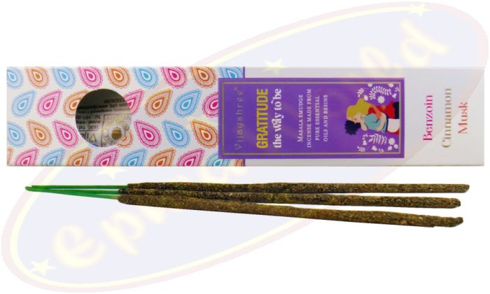 Vijayshree Masala Smudge Räucherstäbchen Gratitud