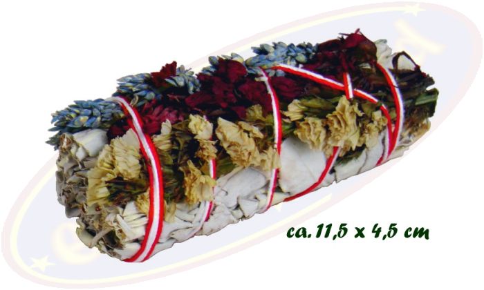 Smudge Stick White Sage & Statice sinuata & Verbascum 40-50g