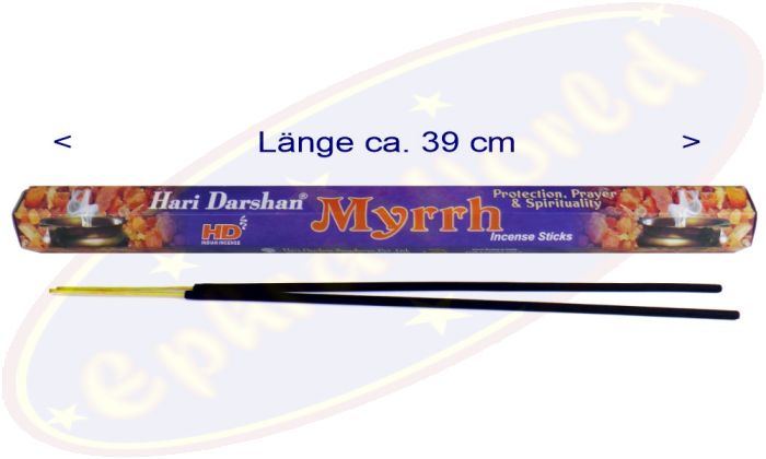 Hari Darshan Myrrh XL Räucherstäbchen Garten