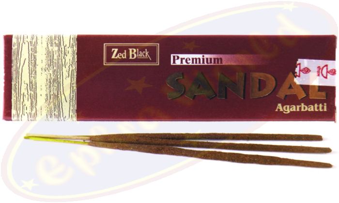 Zed Black Sandal Premium Masala Räucherstäbchen
