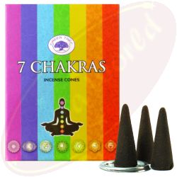 Green Tree Räucherkegel 7 Chakras