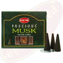 HEM Precious Musk (Moschus) Räucherkegel