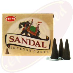 HEM Sandal (Sandelholz) Räucherkegel