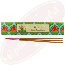 Namaste India Natural Masala Räucherstäbchen Myrrh