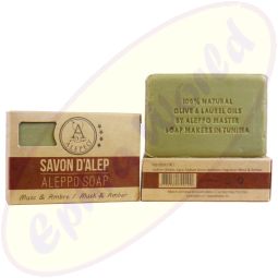 Aleppo Seife Moschus & Amber 100g