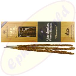 Aromanza Palo Santo "Buena Onda" Gardenias Flores Blancas Smudge Räucherstäbchen
