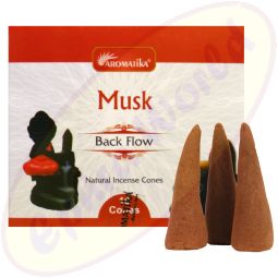 Aromatika Backflow (Rückfluss) Musk (Moschus) XL Räucherkegel
