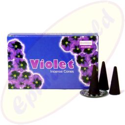 Darshan Violet indische Räucherkegel - Räucherkerzen