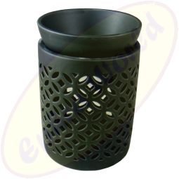 Pajoma Duftlampe Modern Orient schwarz Keramik 2 teilig