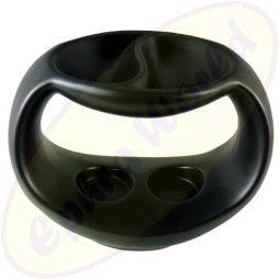 Duftlampe Yin Yang schwarz Keramik 10 x 14cm