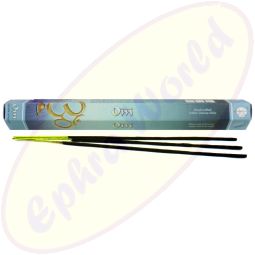 Flute Om indische Räucherstäbchen