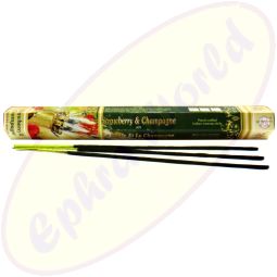 Flute Brand Strawberry Champagne indische Räucherstäbchen
