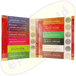 Garden Fresh XL Premium Masala Räucherstäbchen Set 12x15g