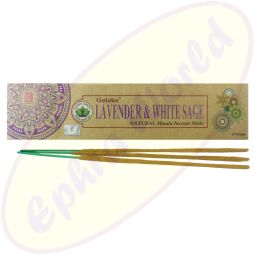 Goloka natürliche Masala Räucherstäbchen Lavender & White Sage