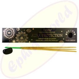 Goloka Manifestations Masala Räucherstäbchen Aura Protection & Black Osidian