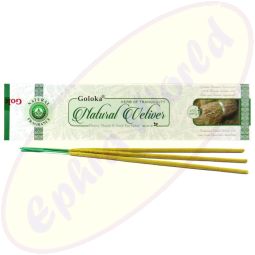 Goloka Natural Vetiver indische Masala Räucherstäbchen