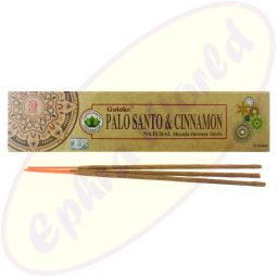 Goloka Palo Santo & Cinnamon natürliche Masala Räucherstäbchen