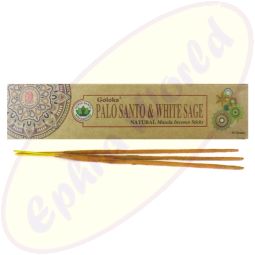 Goloka Palo Santo & White Sage natürliche Masala Räucherstäbchen