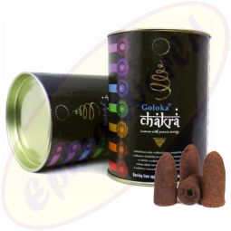 Goloka Chakra Rückfluss (Backflow) Räucherkegel
