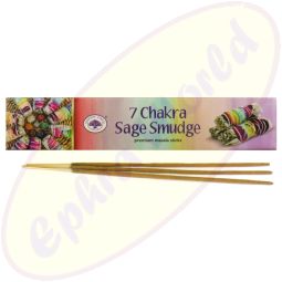 Green Tree Masala Räucherstäbchen 7 Chakra & Sage Smudge