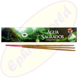 Green Tree Aqua Sagrados Masala Räucherstäbchen 15g