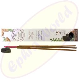 Green Tree Cleansing Sandalwood Black Tourmaline Aroma Therapy Gem Stone Masala Räucherstäbchen