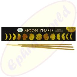 Green Tree Moon Phases Masala Räucherstäbchen
