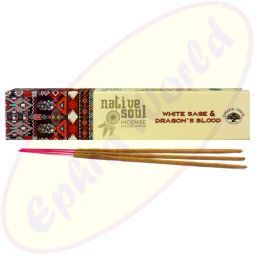 Green Tree Native Soul White Sage & Dragon`s Blood Masala Räucherstäbchen