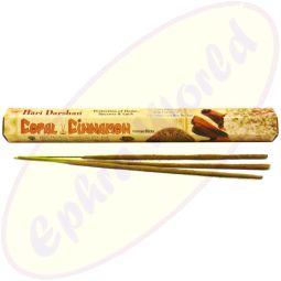 Hari Darshan Copal Cinnamon indische Masala Räucherstäbchen