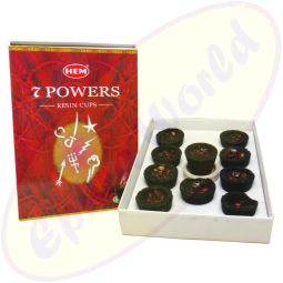 HEM Resin Cups 7 Powers Räucherkohletöpfchen