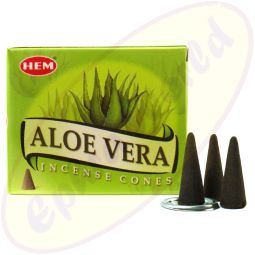 HEM Aloe Vera indische Räucherkegel - Räucherkerzen