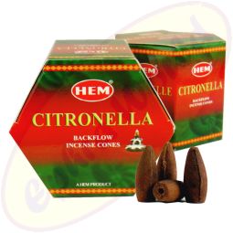 HEM Citronella Backflow Cones Rückfluss Räucherkegel