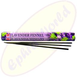 HEM Lavender Fennel indische Räucherstäbchen