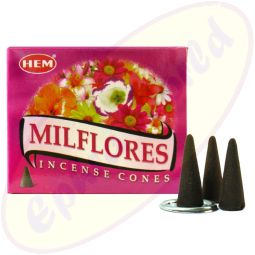 HEM Milflores indische Räucherkegel
