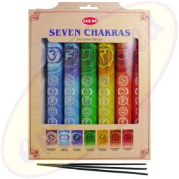 HEM 7x20 Seven Chakras Räucherstäbchen Set
