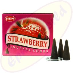 HEM Strawberry indische Räucherkegel