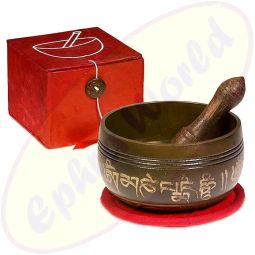 Klangschale Om Geschenkset rot NEO 292