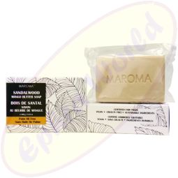 Maroma Sandelholz Mangobutter Peelingseife Fair Trade 100g