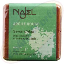 Aleppo Najel mit roter Tonerde Seife 100g